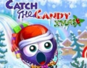 Catch the Candy Xmas - Наш друг липучка и невероятный любитель сладостей снова с нами. Как и раньше он липнет к экрану и хочет достать по возможности побольше конфет. Для управления липучей рукой используй мышку.