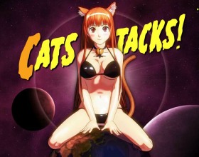 Cats Attacks - This is some short story about a girl with cat ears. But luckily that's the only thing she has from a cat. Her boobs are really lovely. Also her pussy is pretty and she really knows how to please the penis. Be patient while files preload! When You'll see some indicator in the top right corner don't click anything - just WAIT!