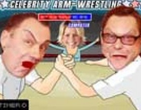 Celebrity arm wrestling - In this game you can play arm wrestling with different celebrities. Just press the Z and X buttons one after another as fast as you can to make your opponent loose the round. You can also play this game with a friend – in this game your mate must press UP and RIGHT arrow keys.