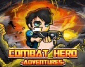 Combat Hero Adventures - Your task is to get into arena and kill all enemy players that are trying to kill you. Help Max to avenge his family. Use all available weapons to kill them all. Use W A S D to move. Press D to pick up a weapon. Use Mouse to aim and shoot.