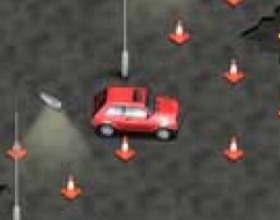 Cone crazy - You’ve got only 30 seconds to knock down as many cones as you can. Use arrow keys to control the car. Knock down cones for points. Avoid obstacles and potholes. Red cones – 10 points. Yellow – 50 points. Good Luck!