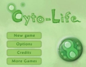 Cyto Life - Your task is to grow and evolve amoeba. Lead the life of a microorganism by swimming through the cytoplasm and searching for food. Customize your organism when you have earned level up, to become much faster and powerful. Use the arrows to move around.
