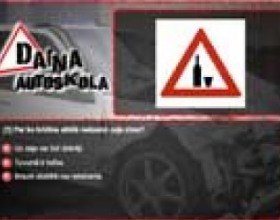 Daiņa autoskola - Funny driving licence test in Latvian parody version. :) Part number 1. Understanding of Latvian language is obligatory or you will not understand anything. Use your mouse to control the game. Have fun!