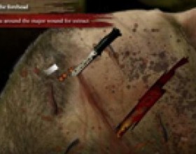 Dark Cut 2 - Fall into the thick of the Civil War, and perform three surgeries on some of the worst wounds imaginable! Read instruction above, pick up the element which is asked, and perform the procedure. The game is very fast, in reality one operation will be done starting from 10th try, so be patient.