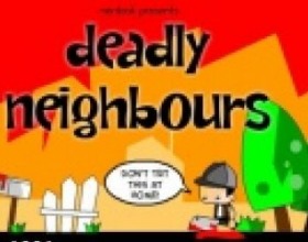 Deadly Neighbours - Create your own family, select weapons and fight against other families in this online multiplayer game. Wait for your turn and use available weapons to kill your enemies. Use Mouse to select player and attack. Use your action points wisely because every action is some points worth.