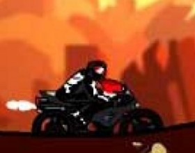Death and diesel - Race bikes across a junkyard! First past the flags to win or destroy enemy bike for victory! Use arrow keys to control the game. SPACE BAR – power up.