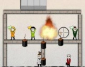 Death Office - Your task is to help Puppet Boss to deal with all his employees who have been taking money away from the office. Use Mouse to click on various places on the screen to solve different puzzles to kill all workers on the office.