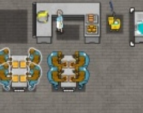 Death Row Diner - Your task in this dinning game is to manage your prison restaurant and serve lunch for hardened criminals. Use Mouse to click around the screen and send granny to perform different tasks. Serve, seat and clean up after those murderers. Do it quickly, if you don't want to see some bloodbath.