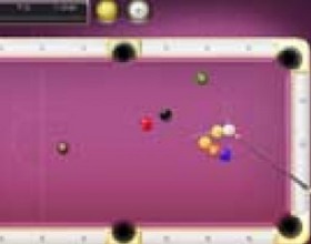 Deluxe Pool - The goal of the game is to sink all colored balls in the correct order. Using the white ball you have to aim at the lowest ball on the table. You are allowed to sink further balls with your first ball. You will get a penalty sinking balls in the wrong order. The aiming aid shows you the direction of the white and the targeted ball. Drag the cue by moving the mouse. Press the left mouse button and drag to back or front to adjust the power.
