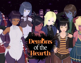 Demons of the Hearth - In this thrilling game, you take on the role of a once-powerful demon lord, now weakened and eager to regain your throne. Your journey brings you to the city of Sanctus, a chaotic hub of passion, danger, and deceit. To survive and reclaim your former glory, you must use a blend of magic, manipulation, and cunning. Navigate the treacherous alliances and enemies lurking in the shadows while uncovering hidden mysteries. Will you rise to power or fall into the clutches of treachery? Only your actions will decide your fate! Dive into this intense adventure of sex, power, and survival, where every bond formed and every move made has far-reaching consequences.