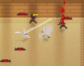Dojo Of Death - Click your mouse as fast as possible to survive and kill all enemies inside this super deadly battle field arena. Click from one enemy to another - just don't stand still for more than a second.