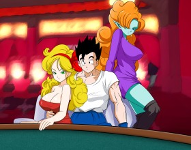 Doragon Boll: Hybrid Eroventures - Welcome to a hot porn game inspired by the legendary anime Dragon Ball! Enjoy the familiar atmosphere and beloved characters such as Bulma, Vegeta, Launch, and many others. So, in the 7th Universe, or more precisely on Earth, lives a hybrid hero of two races. He is the talented and compassionate Saiyan Son Gohan, who faces new and very hot sex adventures. After the Games with Kell, Gohan decides to try something new besides endless battles and studying. He begins to discover a new world of mature and experienced MILF’s who are always ready to fuck him and teach him something new. Seduce sexy MILFs, flirt, chat, and fuck their wet holes!