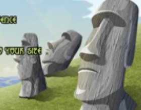 Easter Island TD - Каменные головы испокон веков защищают Остров Пасхи от нежеланных гостей, будь то войны, летающие рыбы или другие существа. Расставь истуканов вдоль дорог, чтобы ни один враг не смог пройти мимо. За каждого убитого неприятеля добавляются деньги, на которые можно купить дополнительные глыбы. P.S. В этой игре "каменную башку" можно не только купить, но и продать.