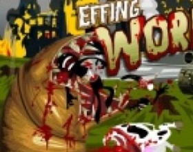 Effing Worms - Your mission is to control your monster worm and attack everyone from the ground -  cows, sheep, people and other. Use W A S D or Arrow keys to move. Eat as much as you can to grow bigger and scare everyone to death.