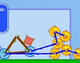 Fantastic Contraption - Build amazing contraptions to cross mind-bending levels in this brain-stretching puzzle game. Usually Your goal is to get figure to goal area. Click on tools and then click in the blue square to build a contraption.