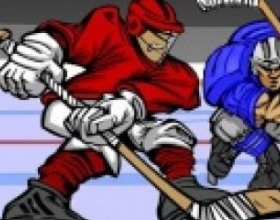 FlashFooty Hockey 2 - As World Ice Hockey Championship goes on we found fun but hard arcade game. Select your team and become NHL Champion. Problem is that you start the game with negative score. Use W A S D and V to shoot or Arrow keys and Ctrl shoot.