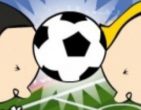 Flick Headers Euro 2012 - This game is an old school classical head to head football game. You can play against funny football players. Your task is to keep the ball in the air and get points by beating your opponent. Use your Mouse or Arrows to control the game.
