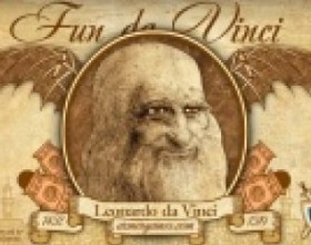 Fun Da Vinci - Тебе нужно доставить ядра из пушки до урн. Помоги Леонардо да Винчи создать идеальную механическую комбинацию из разных предметов, чтобы выполнить свое задание. Управление мышкой.