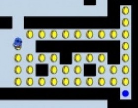 Gravity Boy Level Pack - Your aim is to collect all coins to activate blue ball and finish the level. Solve various gravity puzzles. Get 5 stars in all levels. Use Arrows to move. Press Space and then Arrows to rotate the screen. Then press Space again to continue the game.