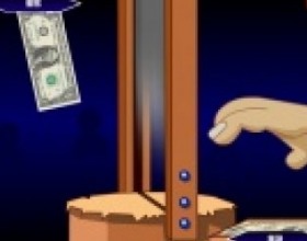 Handless Millionaire - Everyone wants to be a millionaire, but who can imagine such a horrible way to earn that money? Your task is to catch money through a guillotine. Be careful - this guillotine uses it's own rhythm. Use mouse to move your hand and click to grab money.