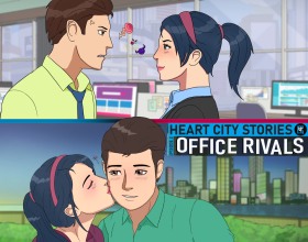 Heart City Stories Ep. 2: Office Rivals - You and your co-worker Nanako have always had a tense rivalry, constantly competing against one another at work. But now, on your boss’s orders, you are forced to cooperate on a project. This awkward situation brings old feelings to the surface, and you start to reflect on where things went wrong between you and Nanako. As you spend more time together, the story explores whether those unresolved emotions will reignite a lost connection. Nanako might even help you rediscover that life is about more than just work and productivity, teaching you to find balance and meaning outside of your career. Your choices will shape the outcome as you navigate this complex relationship.