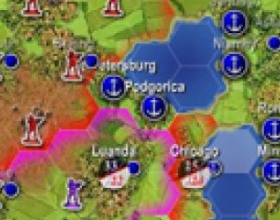 Hex Empire - On turns based game. Your aim is to defend your capital city and try to conquer enemy capitals. Choose your country by clicking on one of four capital cities placed on the map. You have up to 5 moves per turn, but you can move any army only once per turn. If you lose your own capital the game is over. Use mouse to control the game.