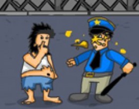 Hobo - This homeless guy woke up on the wrong side of the trashcan and decides to take it out on Everyone! Controls: A - punch and pick up objects, S - kicks and throw objects, Arrow keys - movement, Double-press the left or right arrow keys - run,
P - pause and view unlocked combos, Q - toggle quality.