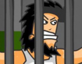 Hobo Prison Brawl - Prisoners, security guards or the government? Hobo doesn't care about them! He'll kick their asses! Use poops, farts, spit and other dirty "weapons" to fight your enemies. Use arrows to move, A to punch and pick up objects, S to kicks, P to pause.