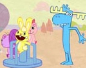 HTF Ep. 01 Spin Fun Knowin Ya - 1th epsiode of great mini show Happy tree friends. A merry-go-round is all fun and games until kids start flying off it at death speeds.