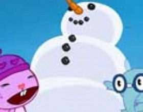 HTF - Frosty Kringle - Happy tree friends are having fun on skiing trace. While two of them decided to make a snowman their best friend decided to ski a little bit. When he was skiing down the trace he didn’t notice his friends and beat them down.