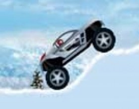 Ice racer - You are riding this cool jeep on a competition at an iced place. Try to get to the finish line as fast as you can. Use the arrow keys to move your car. UP arrow – move forward, DOWN – backward, RIGHT, LEFT – balancing. Press P key for pause.