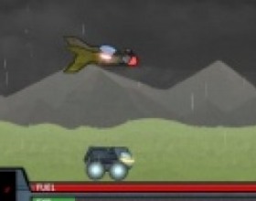 In3structoTank - Your task is to destroy Evil General and all his friends to save the world. All you have at your disposal is Indestructable Tank, which has no weapons but you can use the explosive energy of jet dropped bombs to propel into the sky and smash all enemies. Use arrow keys to control your tank.