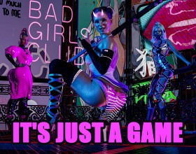 It's Just a Game - Step into an intense erotic sci-fi thriller where reality and fantasy collide. In the near future, VR simulation games are a popular form of entertainment. The protagonist, a tech genius, discovers a way to turn these solo games into multiplayer ones. However, this breakthrough leads him into conflict with the powerful company behind the technology. Now, with access to the secret fantasies of those closest to him, the protagonist faces new possibilities and moral dilemmas. Will you keep their secrets or use them for personal gain? The choice is in your hands as you navigate a world where technology and desire all mix up together.