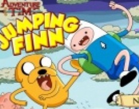 Jumping Finn - Are you tired of launching upgrade games? No? Then here comes another one :) Nothing new here. Help Jake to kick Finns ass as hard as possible. Earn upgrades after each round to fly further. Use your mouse to control the game.