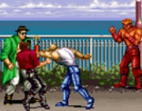 Karate Blazers - Remember those times when You played video games with coins? Well... Your goal in this fight game is to beat your enemies. Use arrows to move the character. Press X key to kick and C key to jump. Press X + C keys together for special attack (Attention: you'll lose some lives).