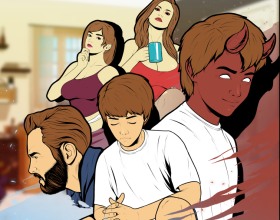 Kevin and the Cursed Desire - A young guy named Kevin lives his ordinary school life and is bored at home during yet another vacation. Absolutely nothing interesting happens in his life until he accidentally releases a seductive demon. From that moment, his life is turned upside down and becomes a whirlwind of mysteries, temptations, and unexpected revelations. In this point-and-click visual novel, every decision you make matters. Uncover secrets, awaken forbidden desires, and immerse yourself in a story full of drama, mysticism, and hot sex. Can you handle the consequences of your choices, or will the demon completely take over your destiny? It's all in your hands.