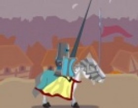Knight Age - Your task is to fight against other knights by riding your horse and using your spear. Take a part in the kingdoms tournament and become real champion. Use Mouse to control the game. Follow instructions to learn how to click your mouse.