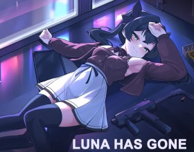 Luna Has Gone - Welcome to a hot sci-fi adventure! Somewhere in deep space, a passenger spaceship is attacked by space pirates. A young woman named Misha manages to escape, but her best friend Luna disappears without a trace. Nobody knows if she is still alive, so Misha decides to find her. Her search leads her to City 221, a huge futuristic metropolis full of secrets, powerful corporations, and dangerous people. Here she begins searching for Luna while uncovering the secrets of this new world and discovering her own sexuality. Meet the people of the city, make difficult decisions, and choose who you can trust. An atmospheric porn story with plenty of hot fuck scenes is waiting for you!