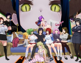 Lustful Harem in Heaven - If you need to switch the language to English, open the “Opciones” section at the start of the game. The main character is cursed with terrible luck. No matter where he goes, he always ends up in awkward and suspicious situations. Hoping for a peaceful new life, he moves to a quiet town and enrolls in the local academy. But bad luck follows him there too. Or maybe it’s actually not so bad? Out of nowhere, he meets a sexy succubus girl who becomes his partner in all kinds of dirty schemes. Together they spread chaos and corruption everywhere they go. But behind the town’s peaceful appearance hides something much darker. Ancient secrets, darkness, and uncontrollable lust are tangled together in this place. Will you continue corrupting the town, or fight against it?