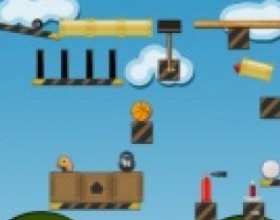 Mechanical Puzzles - If you know fantastic PC game The Incredible Machine you're going to love this game. Use various items to solve simple and difficult puzzles. Guide balls to the Arrow marked areas to pass the level. Use Mouse to place and rotate objects.