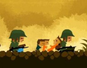 Mini Commando - It was just a regular day with your family when suddenly you got a punch in a head and your family has been kidnapped! Play as a mini Commando to get them back. Point, click and shoot your way through different scenes to reach your goal. Use your mouse to control the game.
