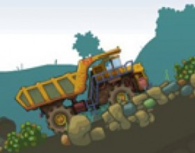 Mining Truck - Your goal is to deliver stones from the mine to the other side to the factory. Play as a truck driver and find your way through this tricky and challenging road. Wait till the truck is loaded. Use Arrows to control your truck. Park under the tube and wait for the unloading.