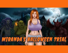 Mirandas Halloween Trial - Ready for Halloween? Meet Miranda, a hardworking 35-year-old young woman who’s made a name for herself at a local law firm but never quite got around to settling down or starting a family. On the surface, she seems perfectly content with her life, but deep down, she’s craving something a little more wild, especially when it comes to sex! And it seems Halloween night is about to make her wildest fantasies come true. A mysterious gift box with her name on it suddenly appears at her doorstep. One puff of its magical smoke later, and her ordinary life is gone. Miranda wakes up in a creepy old house crawling with monsters and filled with mysterious puzzles. Every room brings a new challenge, so you’ll need to put your thinking cap on before you can get to the hot porn scenes!