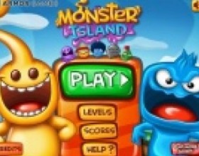Monster Island - Your task is to throw explosives to destroy all monster enemies on the island. Complete all levels in this cool puzzle game. Use your mouse to aim, set power and throw your explosives.