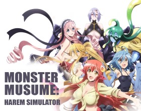 Monster Musume: Harem Simulator - Imagine living the life of an ordinary guy, until one morning you wake up in the arms of a monster girl. She’s like a snake-girl, wrapping you in her tail while gazing at you with endless adoration. She’s stunning, with pink hair and a body that makes your head spin. Feeling her tits pressed against you is bliss itself. And she’s not the only one, you soon realize you’re living with other sexy monster girls too. Welcome to a wild game inspired by a popular manga! Each girl has her own personality, backstory, and desires. They’re all here to make you happy. So, treat them well!