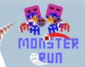 Monster Run - You must use power-ups and avoid attacking enemies as long as possible. Use Mouse to control your Monster. When your power bar is full you can use it to explode enemies near you by just clicking your Mouse. Use Earned money to buy upgrades.