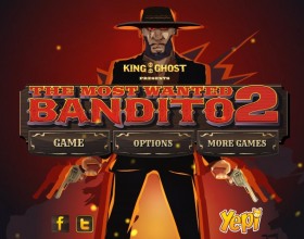 Most Wanted Bandito 2 - In this free online game You have to play as the most wanted criminal. You have to ride with your horse, shoot all enemies, rub them, collect all the money to set yourself free. Use money on upgrades. Follow tutorial in the game, to learn all aspects of the game.