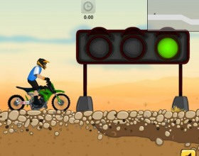 Motocross Challenge - Садись на свой мотоцикл и катайся по окрестностям как можно быстрее. По дороге выполняй различные трюки и остерегайся опасностей. Используй стрелки, чтобы передвигаться.