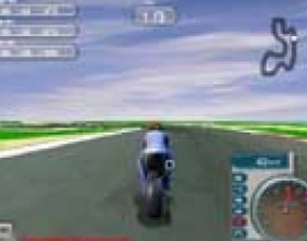 Motorcycle Racer - You have a chance to become the most famous motorace champion ever. To do that you must drive three different races in the least possible time. Race your motorcycle through the course while avoiding white opponents who are trying to slow you down. You have limited time to get through each checkpoint.