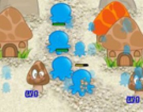 Mushroom Revolution - Your mission is to build towers and defend your farm against waves of enemies. Use elements to enhance your towers. Different element combination produce different effects. Use W A S D keys to move around the map. You can upgrade your Gomphus by clicking on it and then selecting Level Up. For more info check in game help section.